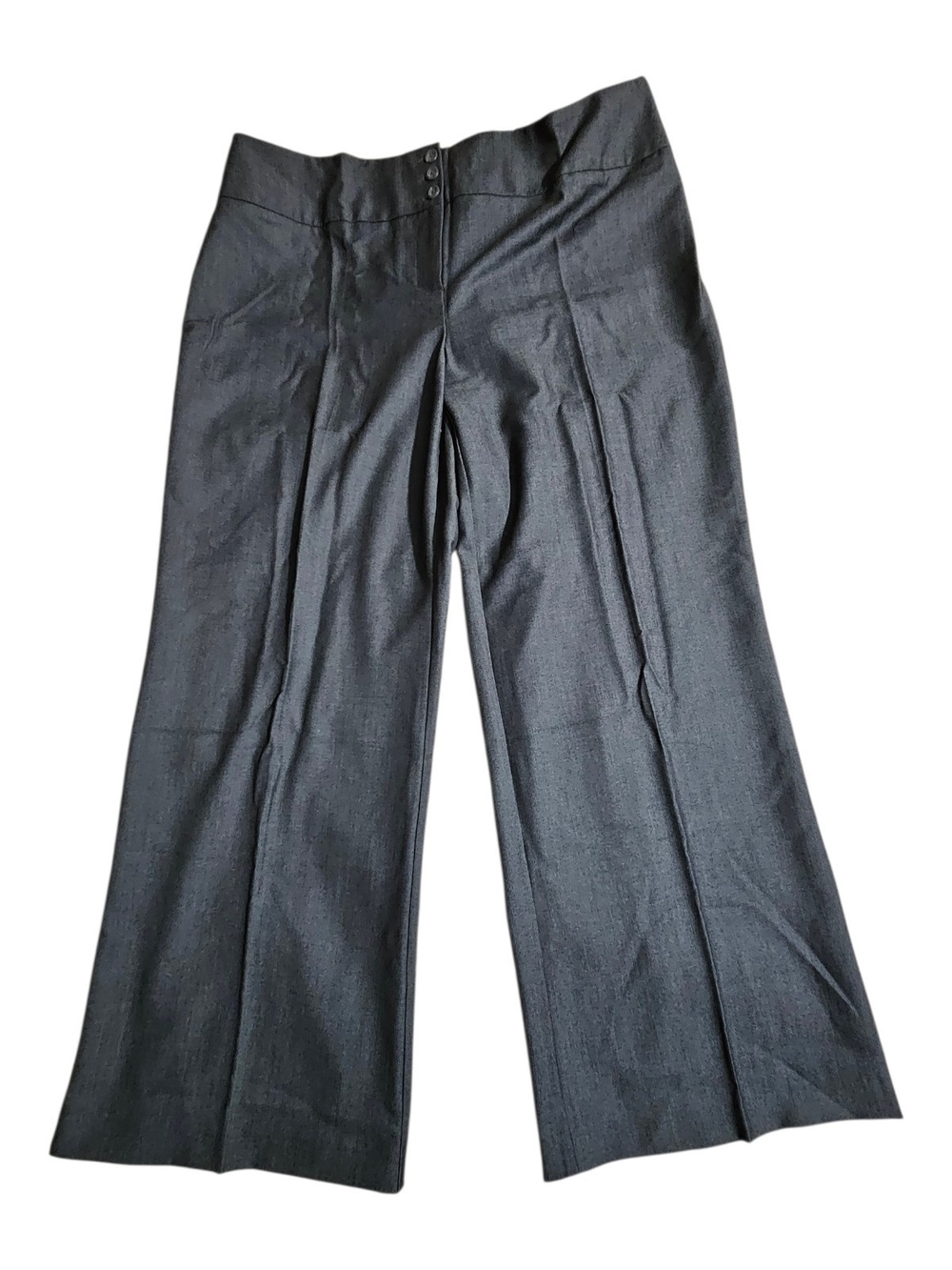 Style & Co. Women's Charcoal Wide-Leg Dress Pants
